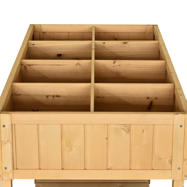 Kasvipöytä, 110x46x76 cm, luonnonpuu