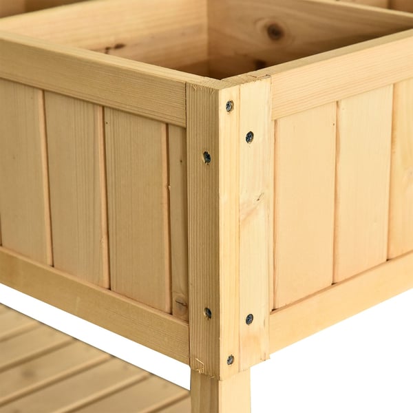 Kasvipöytä, 110x46x76 cm, luonnonpuu