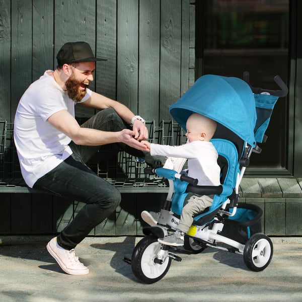 Tre-hjulet cykel, 102x49x102 cm, Blå