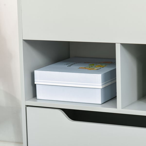Børnebibliotek, 60x29,9x90 cm, grå