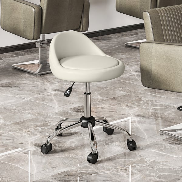 Arbejdsstol, 50x63-83 cm, Hvid