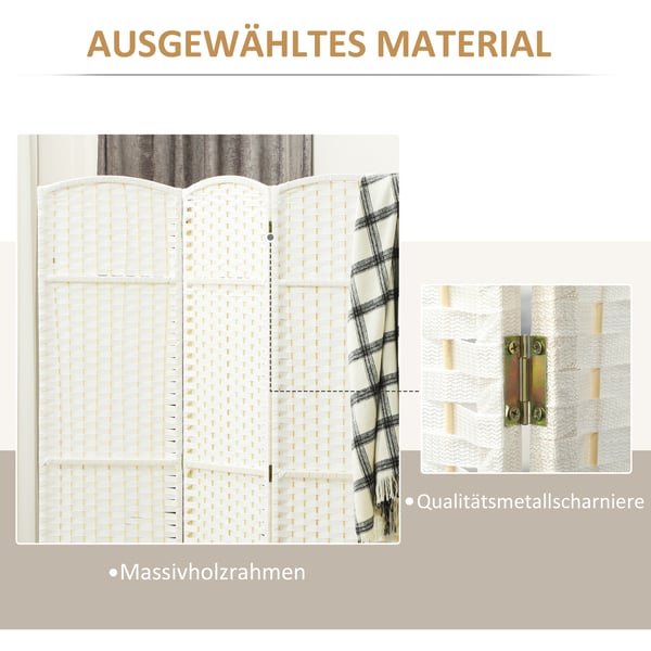 Rumdeler, 160x1,6x170 cm, Hvid