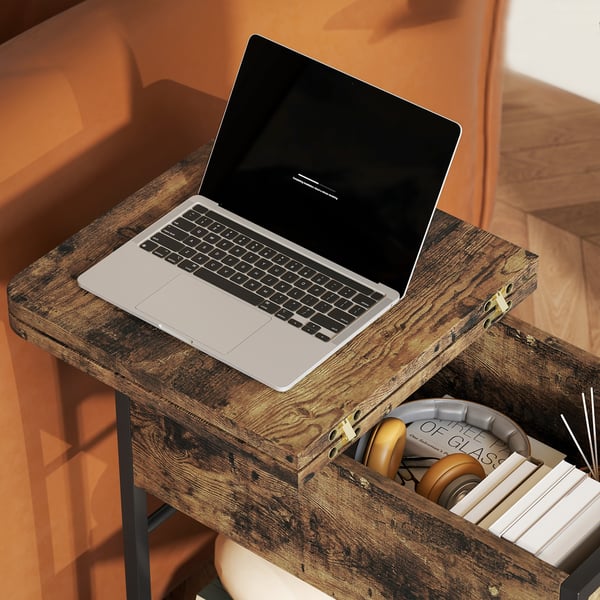 Sidobord, 60x29,8x58,5 cm, Brun