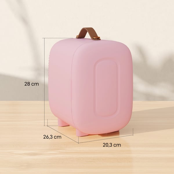 Mini Kylskåp, 20.3x26.3x28 cm, Rosa
