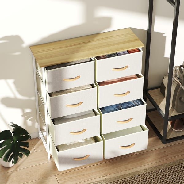 Soveværelseskommode, 86x30x94,5 cm, Beige