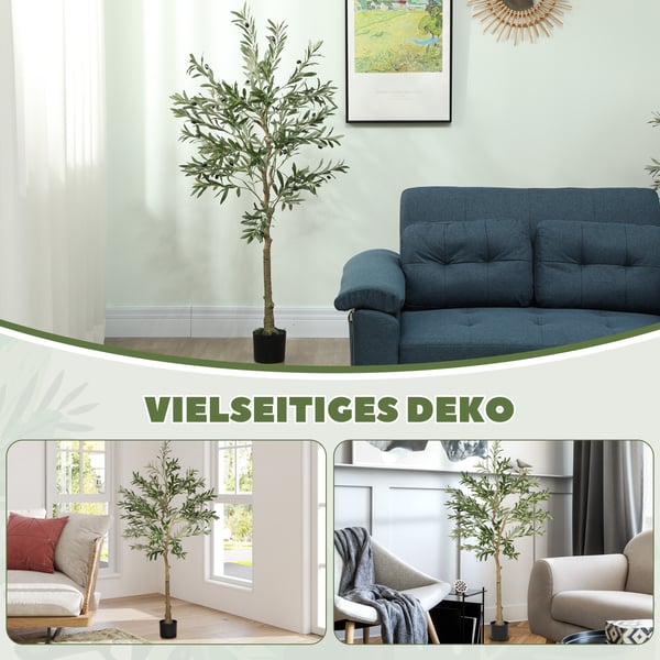 Tekokasvi, Oliivipuu, 150 cm, Vihreä