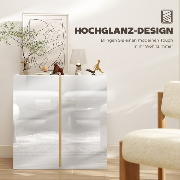 Sideboard, 80x40x80 cm, Vit