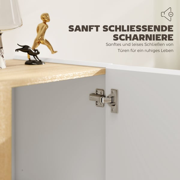Sideboard, 80x40x80 cm, Vit