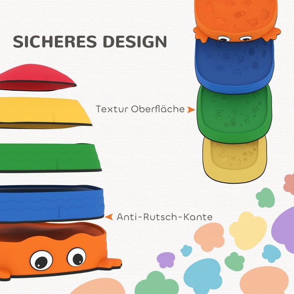 Balansstenar set, 33,5x33,5x28 cm, Flerfärgad, Plast