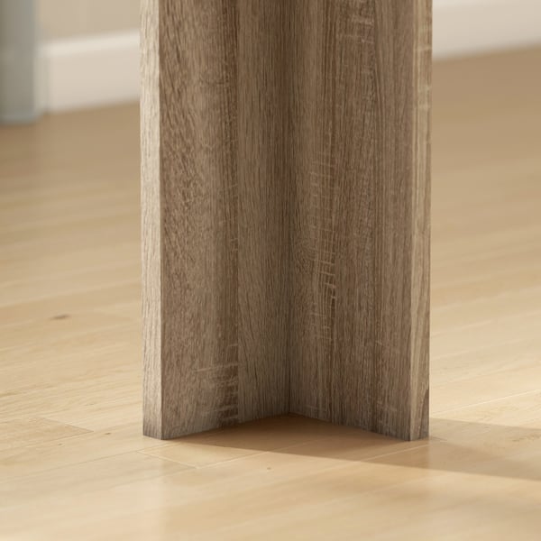 Udtrækkeligt Spisebord, 180x90x76,6 cm til 260x90x76,6 cm, Eg