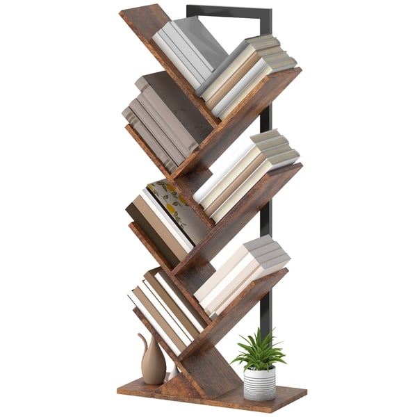Bogreol, 50x24x109 cm, Brun