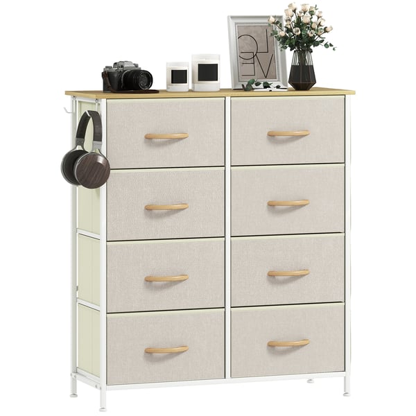 Soveværelseskommode, 86x30x94,5 cm, Beige