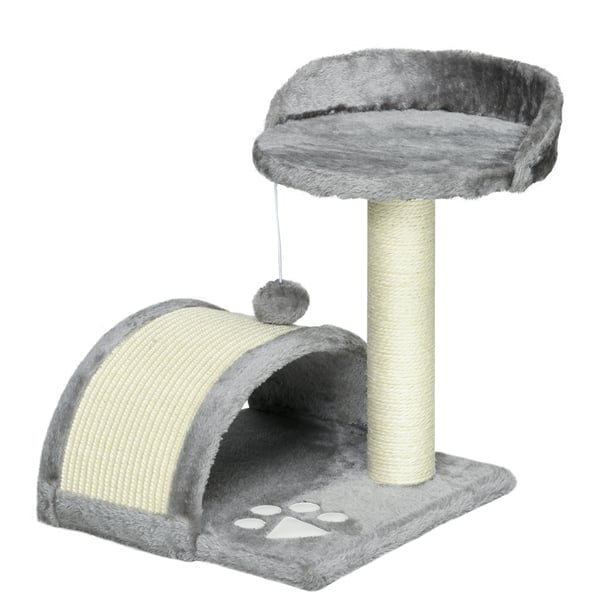 Kattställning, 35,5x37x46 cm, Grå, Sisal, Kattmöbel