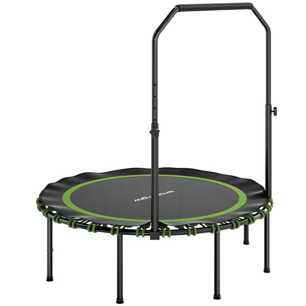 Fitness trampolin, 114x109x129 cm, grøn, stål