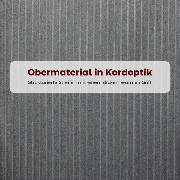 Spisestol, muslingeformet, 57x62,5x85,5 cm, grå, snorpolstring