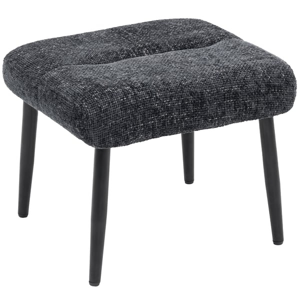 Pall, 45x41x38 cm, Mörkgrå, Chenilletyg Pall, 45x41x38 cm, Mörkgrå, Chenilletyg