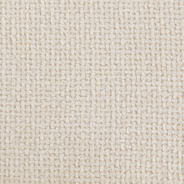 Skammel, 45x41x38 cm, Hvid, Chenillepolstring