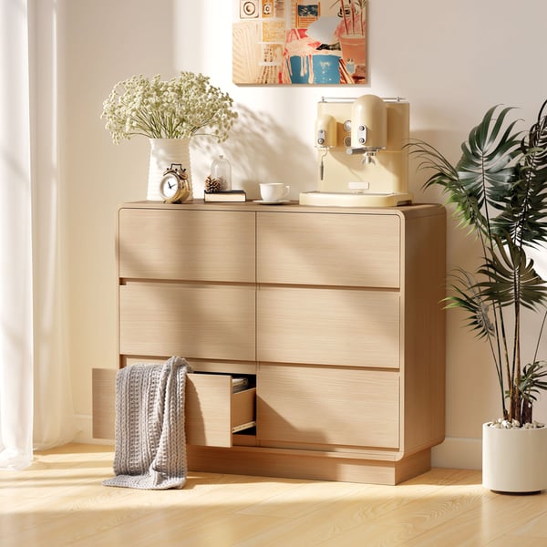 Senkki, 100x38x86 cm, luonnonpuu, MDF