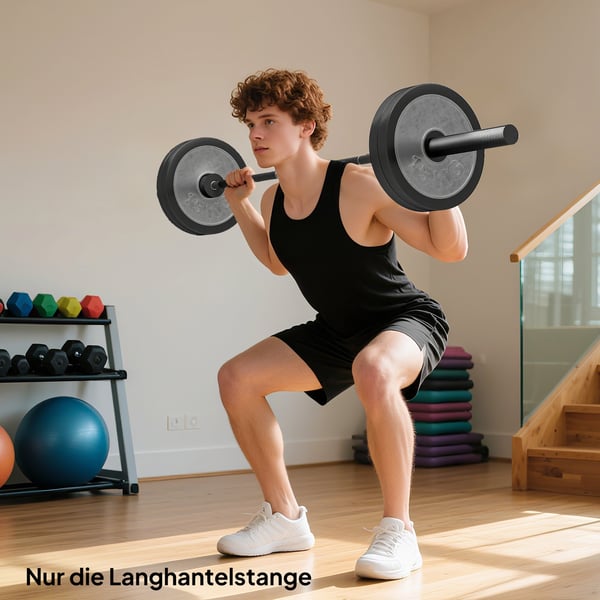 Painotanko, 180 cm, Musta, Teräs