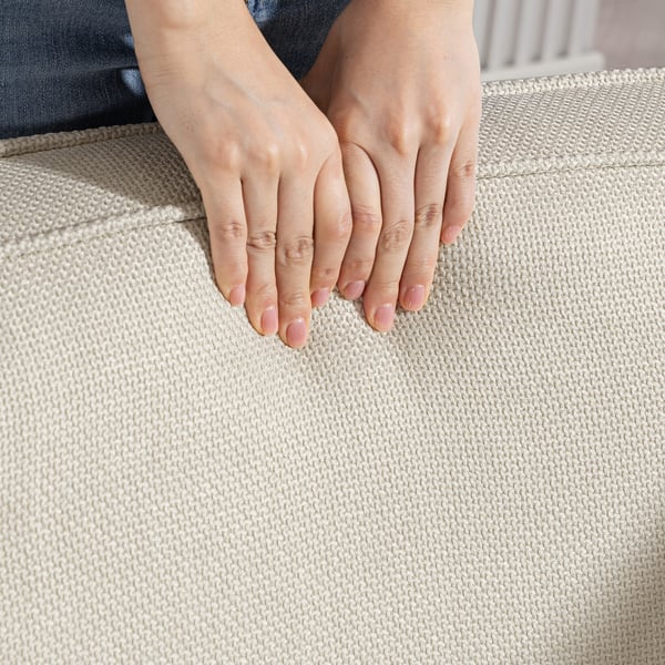 Lepotuoli 77x75x72 cm beige, kangas
