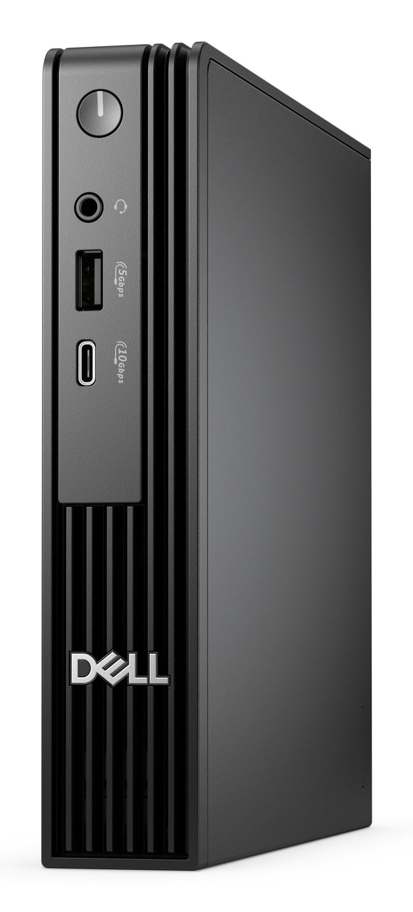 DELL Pro QCM1250 Intel® Core™ i5 i5-14500T 16 GB DDR5-SDRAM 512 GB SSD Windows 11 Pro Micro PC Mini PC Musta