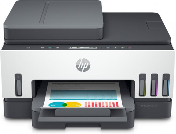 HP Smart Tank 7305 trådlös allt-i-ett-färgskrivare, dubbelsidig utskrift; kopiator, skanner