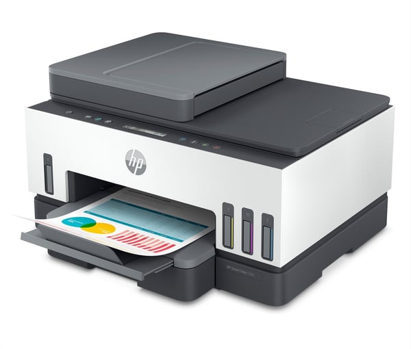 HP Smart Tank 7305 trådlös allt-i-ett-färgskrivare, dubbelsidig utskrift; kopiator, skanner