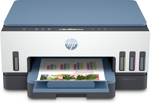HP Smart Tank 7006 trådlös allt-i-ett-färgskrivare, dubbelsidig utskrift; kopiator, skanner