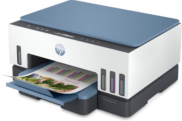 HP Smart Tank 7006 trådlös allt-i-ett-färgskrivare, dubbelsidig utskrift; kopiator, skanner