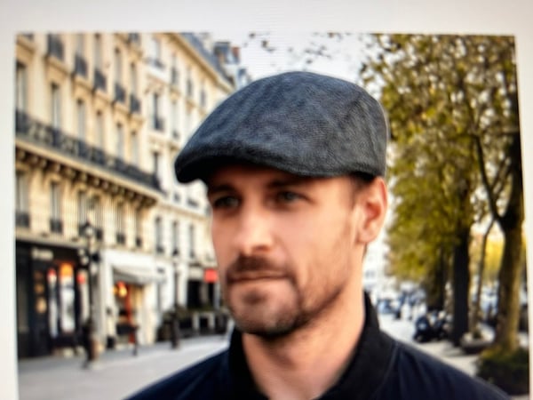 Klassisk DAD CAP Gatsbykeps Fiskbensmönstrad Herringbone keps