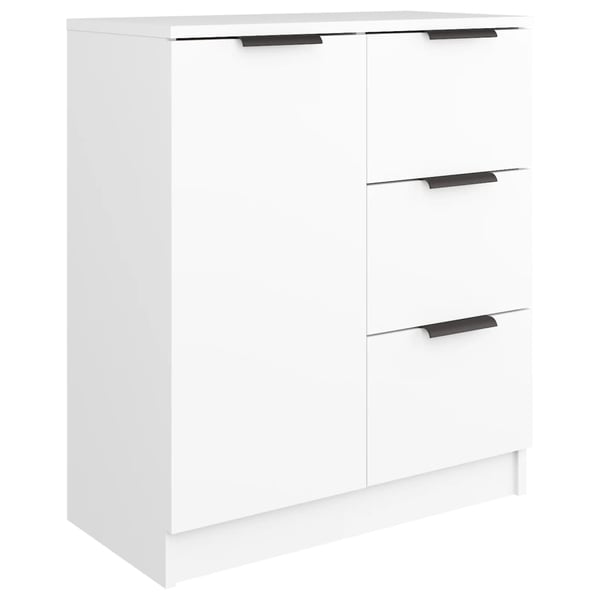 vidaXL Skjenk hvit 60x30x70 cm konstruert tre