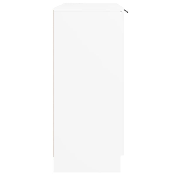 vidaXL Skjenk hvit 60x30x70 cm konstruert tre