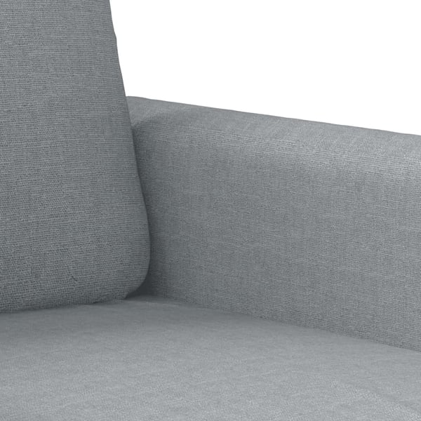 vidaXL sofasæt 4 dele med hynder stof lysegrå