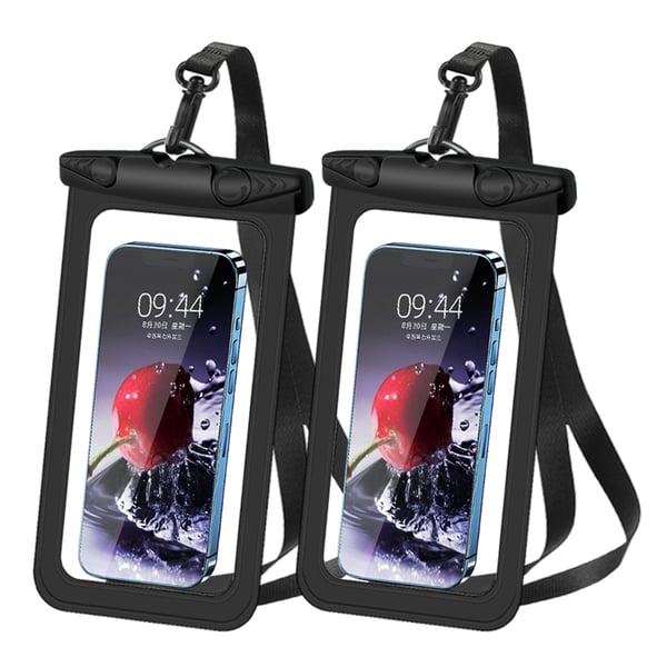 Vandtæt mobiltaske 7 tommer Black