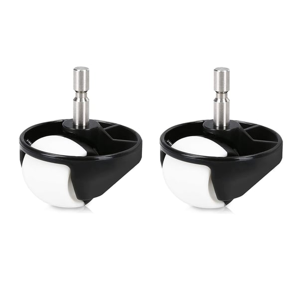 2-pak forhjul til iRobot Roomba 500/600/700/880/980 Sort