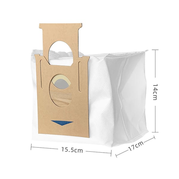 Støvsugerposer kompatible med Ecovacs OZMOT8 T9AIVI /MAX/PRO White 4-Pack