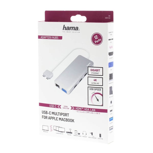 Hub USB-C Connect2Mac 12 ports