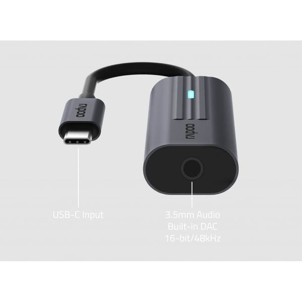 USB-C Adapter UCA-1002 USB-C to 3.5mm Audio Adapter
