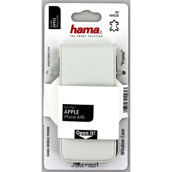iPhone 4s Mobile Laukku Flip-Front Valk Nahkaa