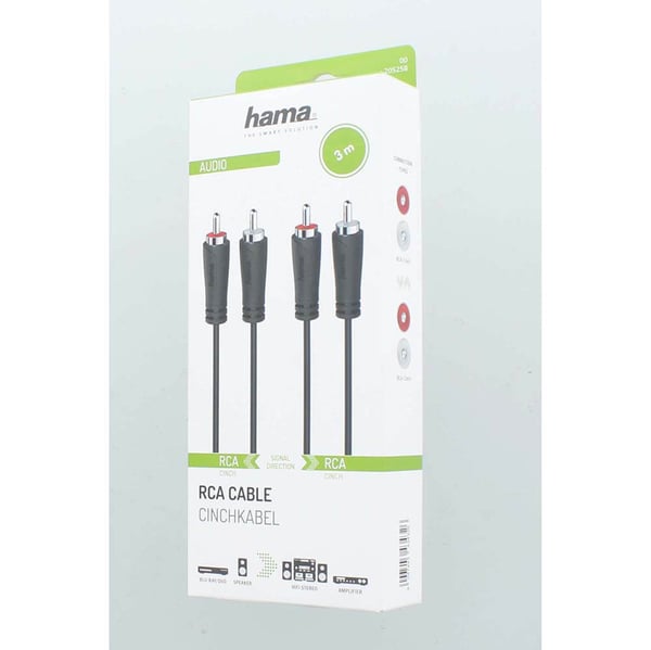 Cable Audio 2 RCA Plugs - 2 RCA Plugs 3.0m