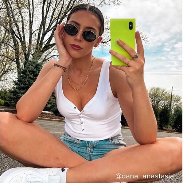 IDECOZ Suojakuori Neon Gul iPhone XS Max