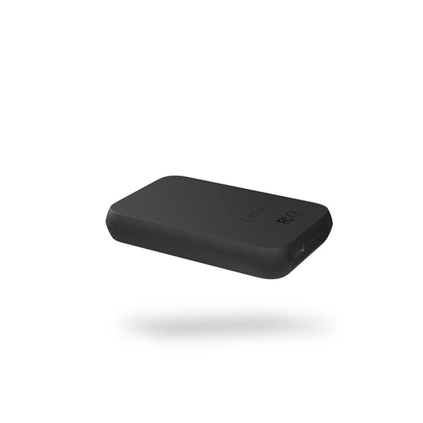 Magnetisk Qi Powerbank One Side 4000mAh Sort