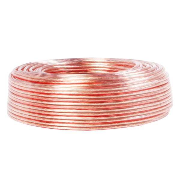 Kaiutinkaapeli 2x1.5 mm² 25m Läpinäkyvä