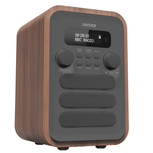 FM/DAB+ Radio Bluetooth Tre/grå