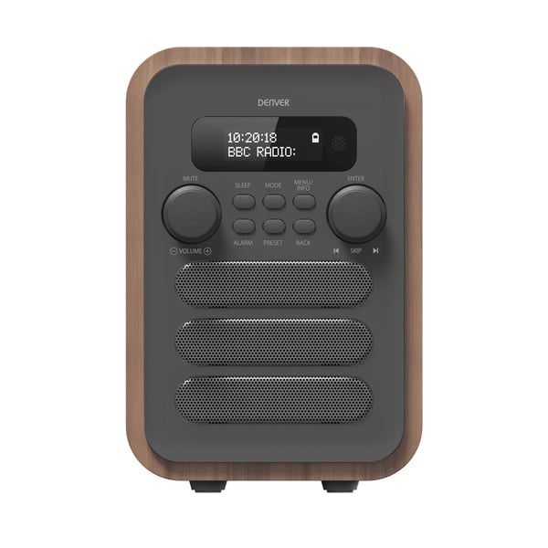 FM/DAB+ Radio Bluetooth Tre/grå