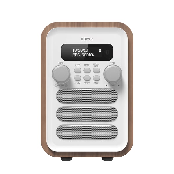 Radio FM DAB+ Bluetooth DAB-48W Hvid