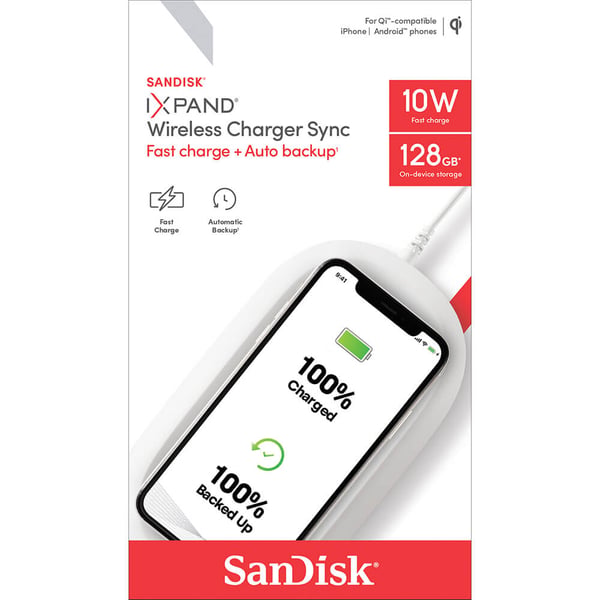 iXpand 128GB Trådlös Laddare & Synk