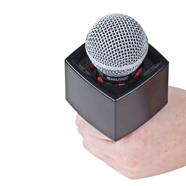 Microphone Flag Square Black