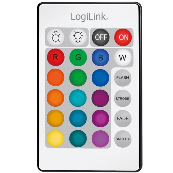 RGB LED strip med fjernbetjening. 3 meter