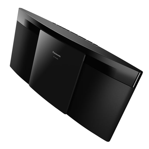 Kompakti seinälle ripustettava microstereo musta